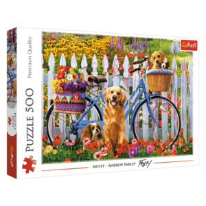 Puzzle Aventurile cu caini, 500 piese Trefl