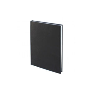 Agenda 14x20 din piele artificiala, negru, 120 foi Spree