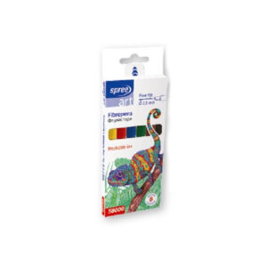 Carioci 6 culori, varf fin 2.3 mm SpreeArt