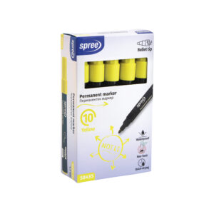 Marker permanent, 4.5 mm, galben Spree
