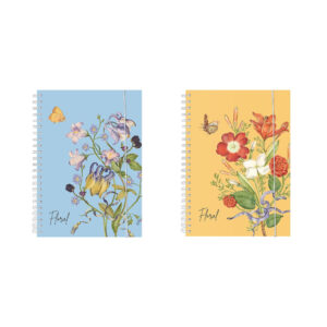 Caiet A5 PPL Floral, 80 foi Spree