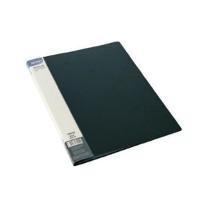 Mapa cu 40 de buzunare PP, A4, negru, patrat Spree