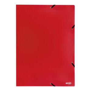 Mapa cu elastic, 400 µ, A4, rosu Spree
