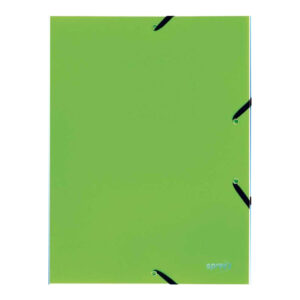 Mapa cu elastic, 400 µ, A4, verde deschis Spree
