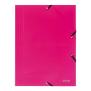 Mapa cu elastic, 400 µ, A4, roz Spree