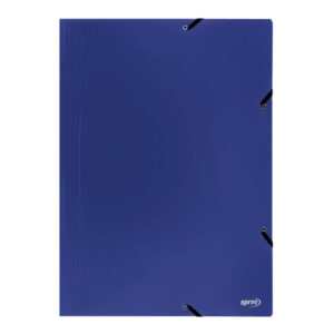 Mapa cu elastic, 400 µ, A3, albastru Spree