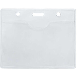 Holder pentru badge PVC 96x76 mm orizontal, 240 mic Spree