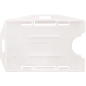 Holder de badge din plastic universal, transparent Spree