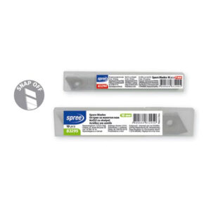 Lame de rezerva pentru Cutit 18 mm, 10 bucati Spree