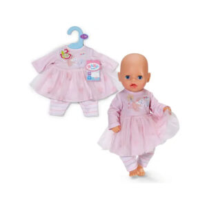 Rochie BABY born roz pentru papusa 36cm ZAPF