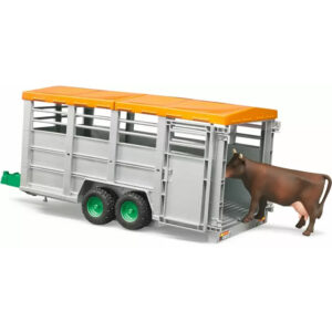 Remorca transport animale + figurina vaca - Bruder