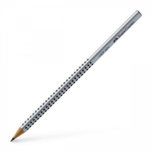 Creion grafit 2H Grip 2001 silver Faber Castell