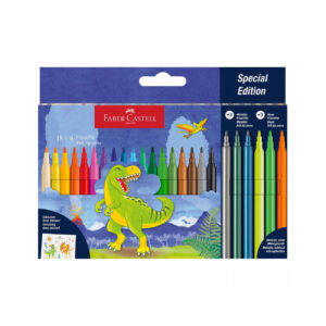 Set carioci Dino 18+6 metalice Faber Castell