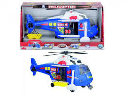 Dickie auto helicopter mare 41 cm lum/sun