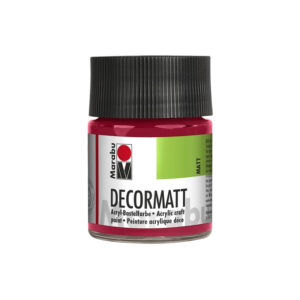 Vopsea acrilica opaca Decormatt 50 ml, 032 carmine red Marabu