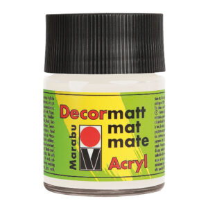 Vopsea acrilica opaca Decormatt 50 ml, 070 white Marabu