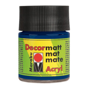 Vopsea acrilica opaca Decormatt 50 ml, 053 dark blue Marabu