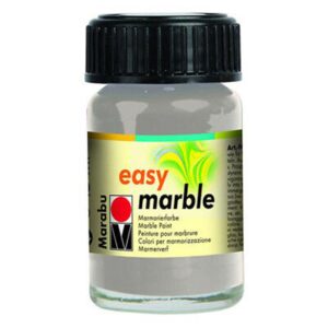 Vopsea pentru tehnica de marmorare 15 ml, 082 silver Marabu