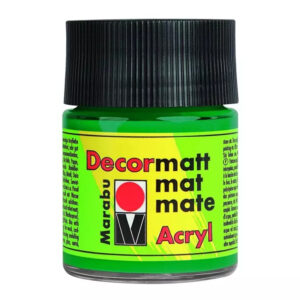 Vopsea acrilica opaca Decormatt 50 ml, 067 rich green Marabu