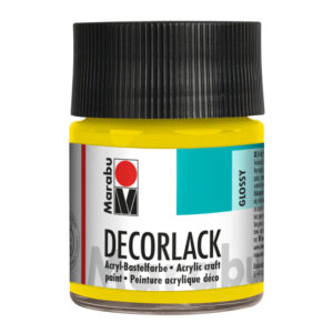 Vopsea acrilica Decorlack 50 ml, 019 yellow Marabu