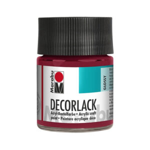 Vopsea acrilica Decorlack 50 ml, 032 carmine red Marabu
