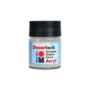 Vopsea acrilica Decorlack 50 ml, 782 mettalic-silver Marabu