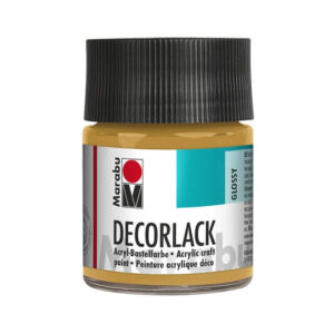 Vopsea acrilica Decorlack 50 ml, 784 mettalic-gold Marabu