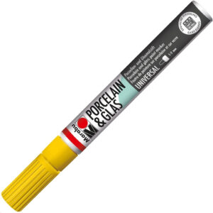 Marker Porcelain & Glass 1-2mm, 220 sunshine yellow Marabu