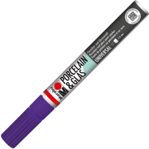 Marker Porcelain & Glass 1-2mm, 251 violet Marabu
