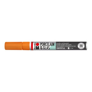 Marker Porcelain & Glass 1-2mm, 225 tangerine Marabu