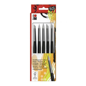 Set periute pentru modelare, 5buc. silicon Marabu