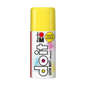 Spray satinat Colorspray 150 ml, 220 sunshine yellow Marabu