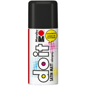 Spray satinat Colorspray 150 ml, 073 black Marabu