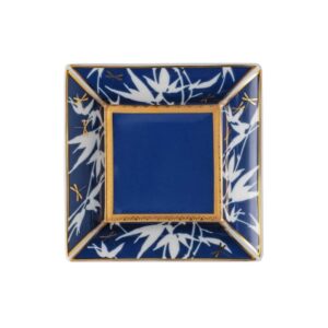 Farfurie servire patrata 10cm Heritage Turandot albastru Rosenthal