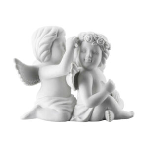 Figurine Angels pereche cu corona din flori 9,5cm Rosenthal