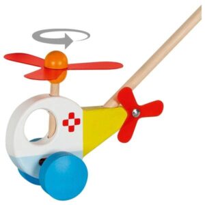 Jucarii de impins Helicopter Goki