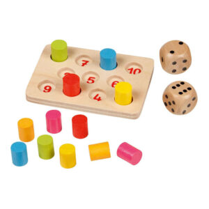 Joc de societate Shut The Box mini 7 x 5cm Goki