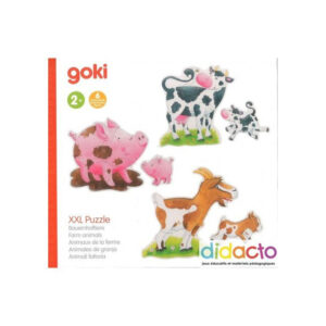 Set puzzle - Animale de ferma (27 buc) Goki