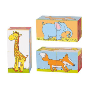 Cuburi puzzle animale 2 Goki