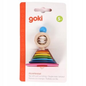 Titirez din lemn 9.5 cm in asortiment GOKI
