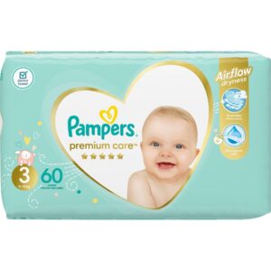 Scutece Pampers Premium Care 3 (6-10 kg), 60