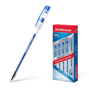 Pix cu gel 0,38mm G-Point Stick Classic albastru ErichKrause