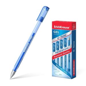 Pix cu gel 0,5mm G-Tone Stick Original, albastru ErichKrause