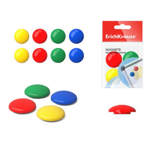 Set de magneti rotunzi 3 cm 8buc. ErichKrause