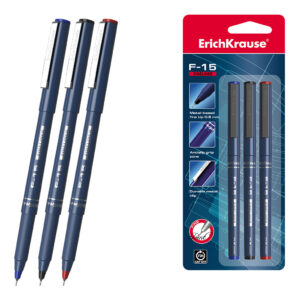 Pix roller Fineliner FF-15 Stick Classic, albastru ErichKrause