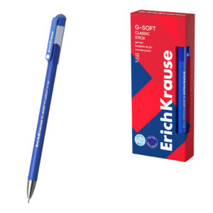 Pix cu gel 0,38mm G-Soft Stick Classic, albastru ErichKrause