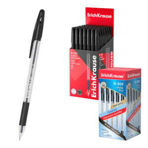 Pix cu bila 1mm, R-301 Classic Stick&Grip, negru ErichKrause