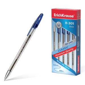 Pix cu gel R-301 Gel Stick Classic 0.5, albastru ErichKrause