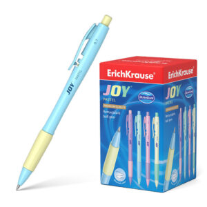 Pix cu bila JOY Matic&Grip Pastel 0.7 albastru ErichKrause
