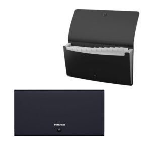 Mapa cu buton A4 Matt Classic 13 compartimente neagra ErichKrause